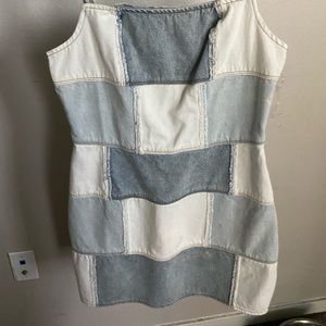 Patch Denim Dress